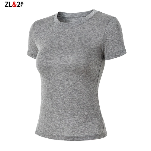 Тонкая летняя трендовая модная шерстяная футболка, короткий рукав