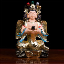 Baojia Immortal Snake Fairy Snake Body Statue of the Four Families Chang Xian Pendings Home Furnishing Color