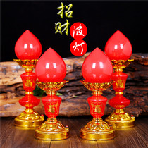 LED electric candles Buddha lamps wealth lamp lucky bo deng wealth gong deng household plug-in of the eternal flame