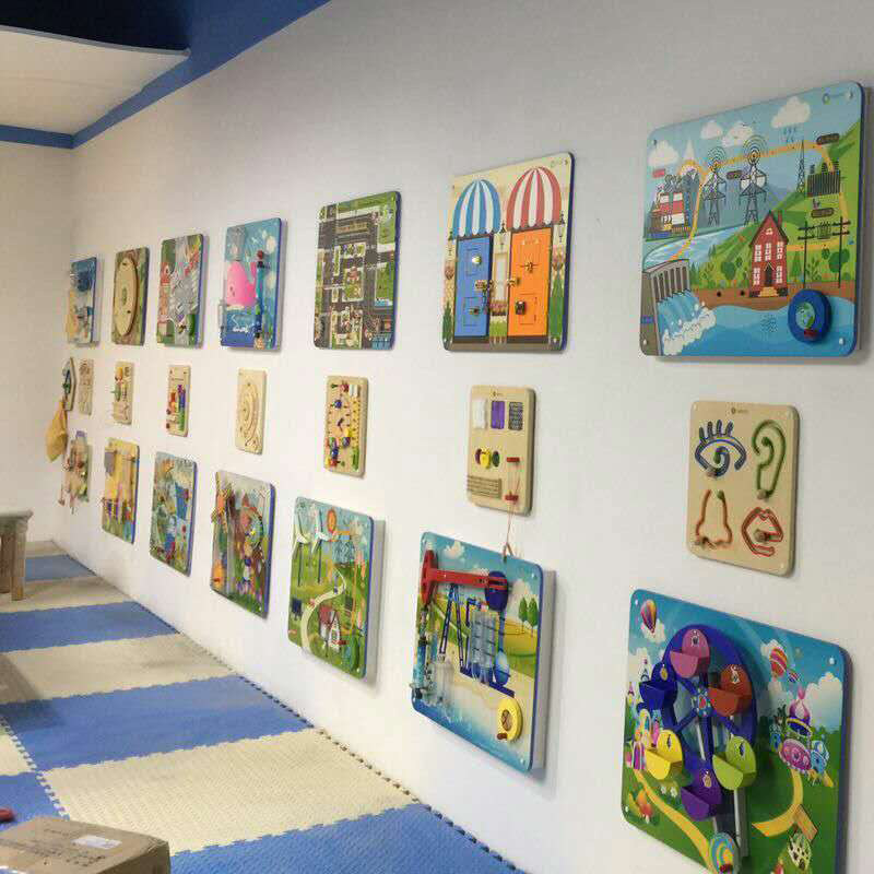 Young Teach Early Education Wall Game Operation Board Wall Kindergarten Puzzle Aids Science Class Wall Toys