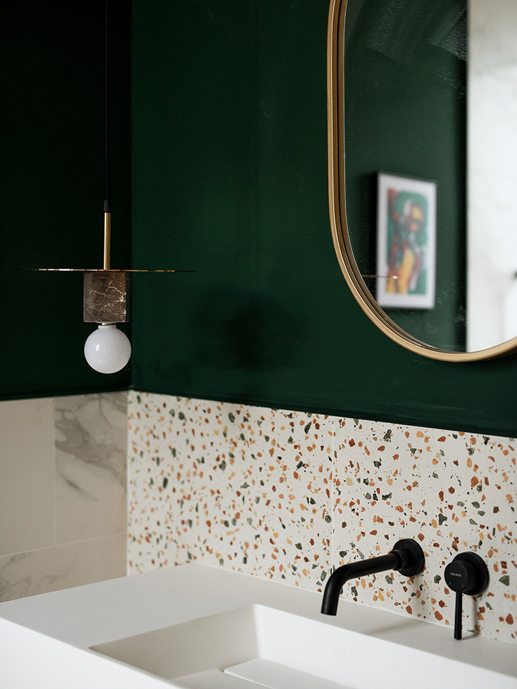 Colorful terrazzo tiles Nordic ins style living room floor tiles balcony powder room kitchen wall tiles floor tiles antique tiles