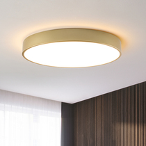 Nordic bedroom lights led round ceiling lights warm modern simple golden light luxury atmospheric household living room lamps