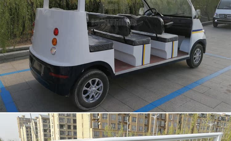 Mới xe điện bốn bánh tuần tra vỏ sắt năng lượng mới khu vực ngắm cảnh tham quan xe thành phố quản lý an ninh tài sản thực thi pháp luật xe - Xe đạp điện xe đạp điện cho học sinh cấp 2