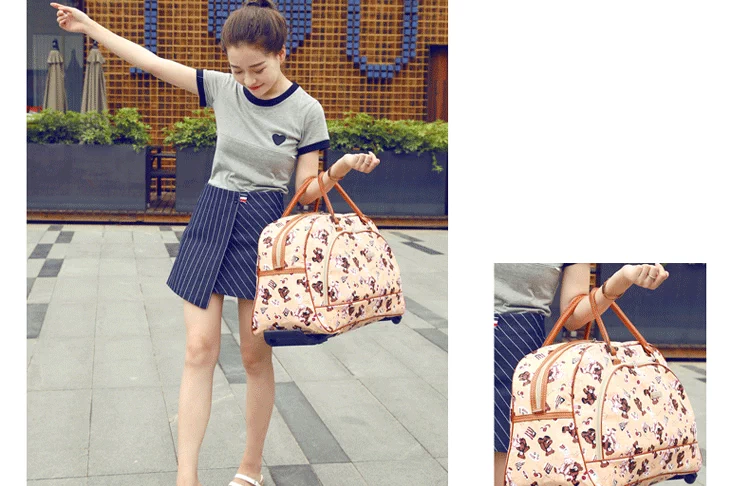Túi du lịch ngắn khoảng cách túi du lịch công suất lớn nữ túi hành lý xách tay nam túi thể dục du lịch gói du lịch