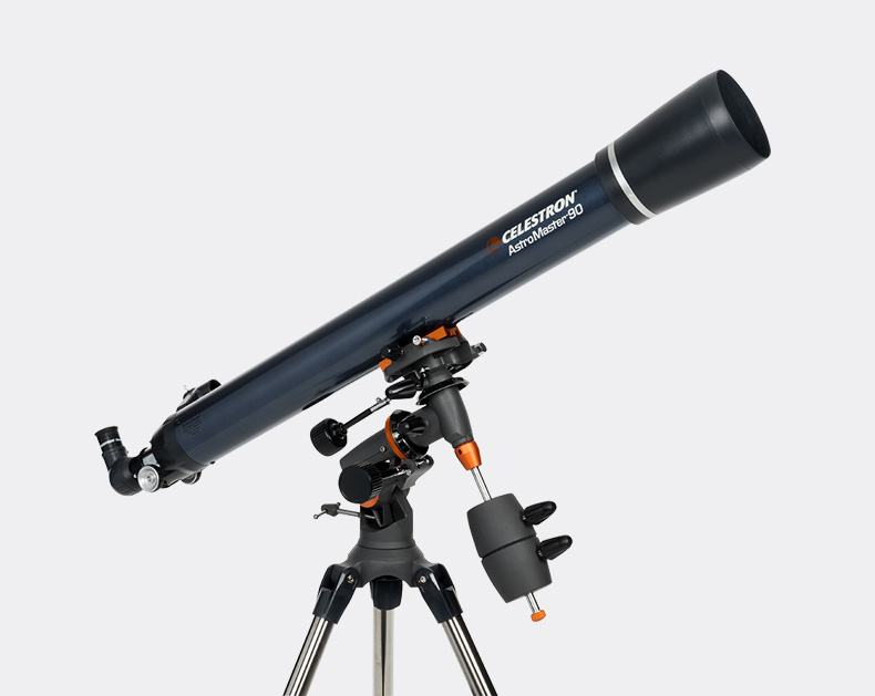 CELESTRON Ngôi sao Mỹ Trang 90EQ Kính viễn vọng khúc xạ cao HD Xích đạo chuyên nghiệp Tầm nhìn ban đêm - Kính viễn vọng / Kính / Kính ngoài trời ống nhòm siêu xa