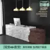 Public craftsman ZJF high-grade confinement center service reception desk cashier company large long front desk cabinet D1