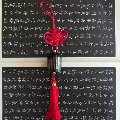 Buddhist craft gift decoration Buddha pendant Guanyin bless copper bell car pendant to protect the safety Copper Wind Bell pendant