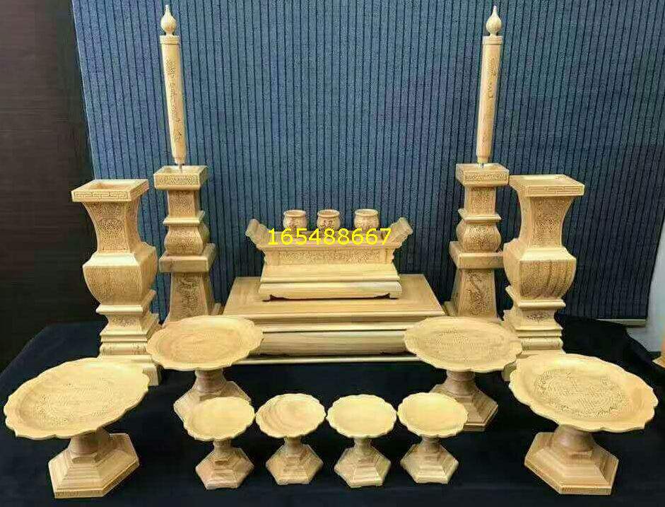 Wood Sculpture Banquet Wang Chuan Head Primary Color Sichuan Head Engraving Wood Carving Custom Fruit Tray For Pan for a candle Horse trough furnace Chuantou-Taobao