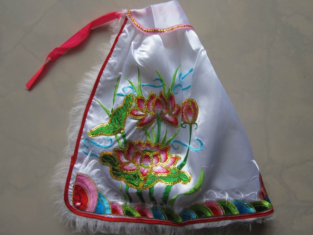 Buddha Statue Cloister Clothes White Cape Embroidered Bodhisattva Bodhisattva Lotus Cape White Lotus Cape White Lotus Cape 36cm-Taobao