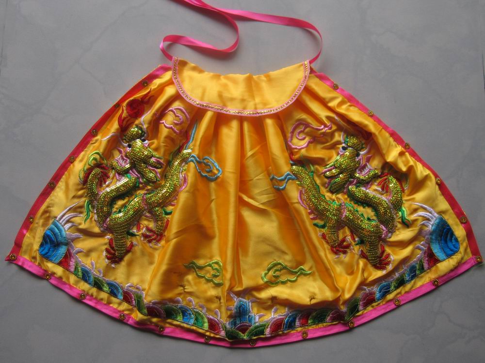 Folk craft embroidered Buddha clothes Divine Clothing Cape God Pawn Statue of the Buddha Statue of the Buddha Statue of the Gods of the Gods of the Gods The Pearl Pearl Flake 46cm-Taobao