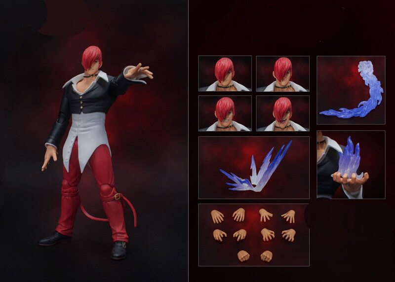 New 1/12 ST King of Fighters KOF 98 Crazy Iori Yagami Game Action
