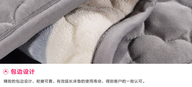 Flannel nệm nệm nhíp 1,5m giường đôi 1,8m san hô lông cừu nhung ký túc xá đơn pad giá nệm kim cương