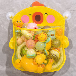 ຫ້ອງນ້ໍາເດັກນ້ອຍ Bath Toy Baby Storage Bag Cartoon Little Yellow Duck Toiletries Water Filter Playing Toy Network