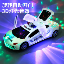 Electric Dancing Deformation Rotary Universal Police Car Boy Toy Shake Sound The Same Child Kid Girl Little Car