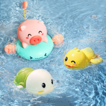Baby Bath Toys Children Play Water Small Ducks Water Spray Piglets Swimming Little Turtle Boy Girl Play Water Shake