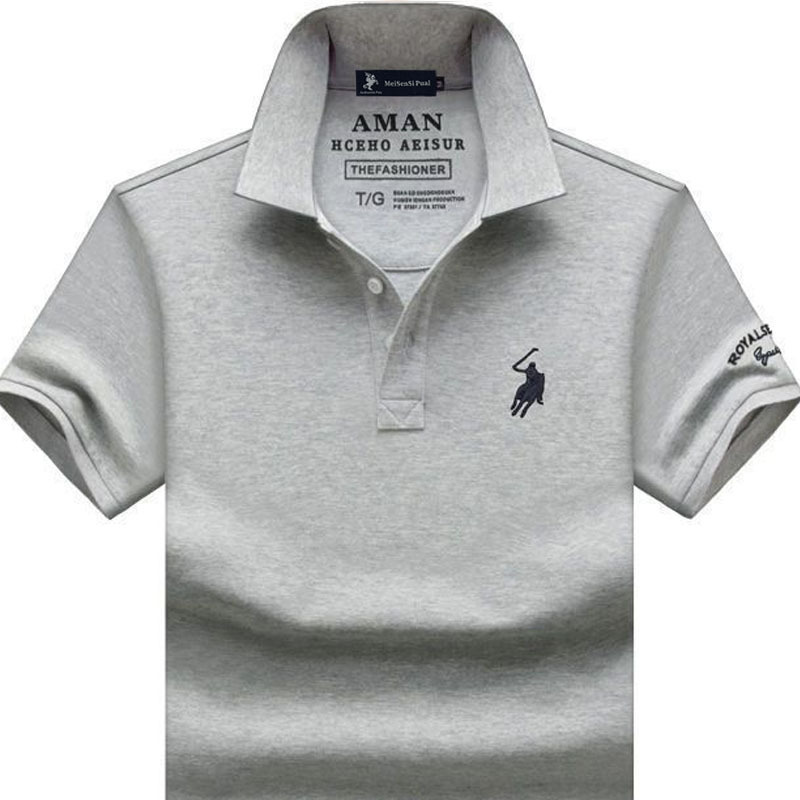Paul Polo Shirt Classy Lapel Pure Cotton Short-Sleeved T-Shirt Men's Summer New Loose Large Size Men's T-Shirt
