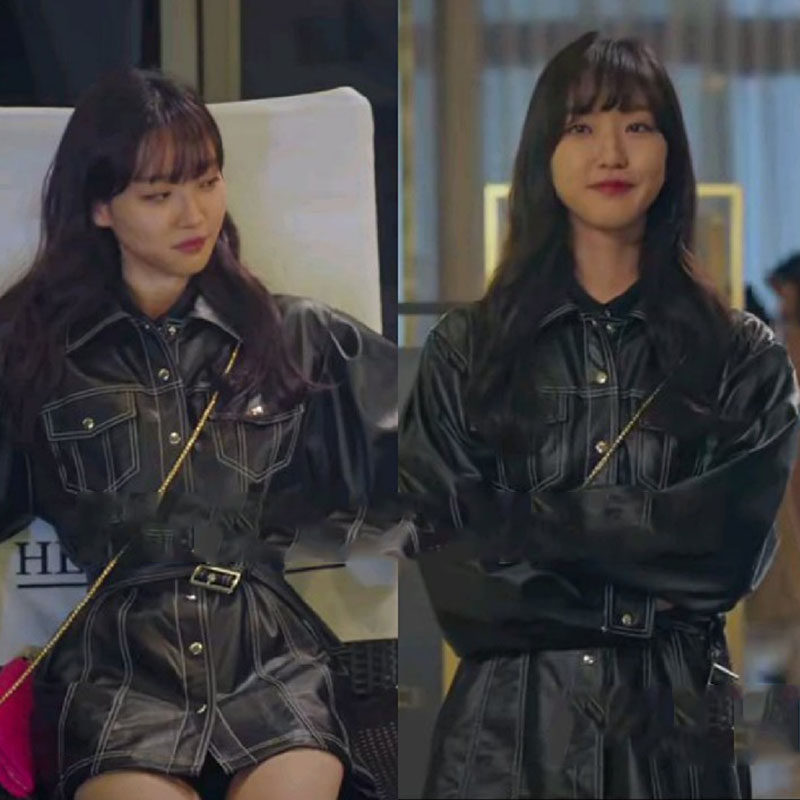 22 Han - shan's Han Edition on the 1st floor of the Han - hain - sized fur coat of the Han - skin coat of the Han - hair