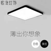 Ultra-thin living room lamp led ceiling lamp rectangular bedroom lamp simple modern Room restaurant study entrance lamp