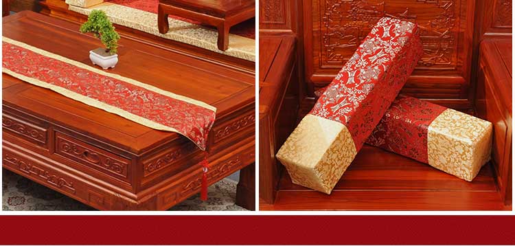 Trung quốc rắn gỗ gụ gỗ gụ sofa phong cách Trung Quốc satin cưới giả đệm cổ điển gối gối tay vịn thắt lưng gối lõi