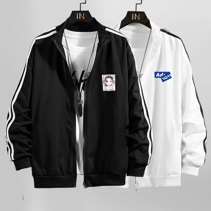 Men's Jacket, Autumn 2022 New Model, Thin Spring/Autumn Style, Autumn/Winter Casual Top for Young People, Fleece-Lined and Thickened Coat Men's Jacket, Autumn 2022 New Model, Thin Spring/Autumn Style, Autumn/Winter Casual Top for Young People, Fleece-Lined and Thickened Coat