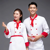 Белый комплект, фартук, шапка, галстук-бабочка, 3 предмета