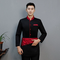 Черный черный топ + фартук