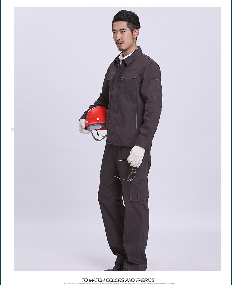 Cotton lưới điện quần yếm phù hợp với dịch vụ bảo hiểm lao động nam mùa thu và mùa đông tay dài cotton công nhân điện kỹ thuật quần áo bộ đồ khủng log