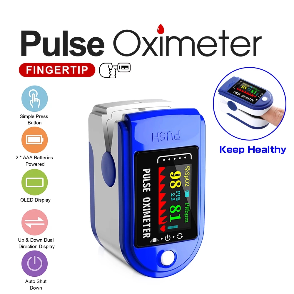 BlueFinger tip   Pulse   Oximeter   Display   Blood   Oxygen   PR   PI   Oximeter