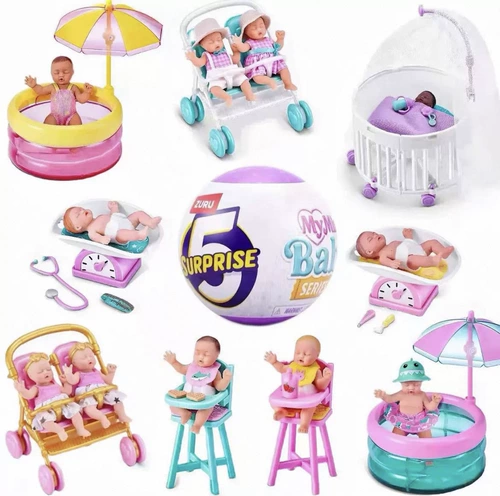 Zuru, детская маленькая колыбель, кукла, игрушка, второе поколение