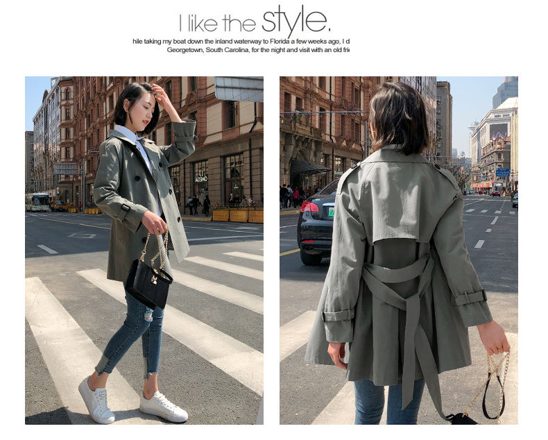 Trench pour femme en Coton - Ref 3227666 Image 14
