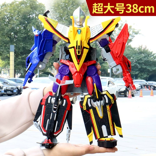 Оригинальная гибкая игрушка, комбинированный конструктор, комплект для мальчиков, Супермен, издает звуки, подарочный набор