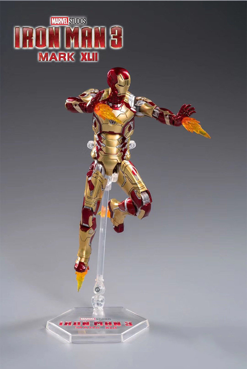 ZD TOYS IRON MAN Mark XLII MK42 Marvel Avengers 7