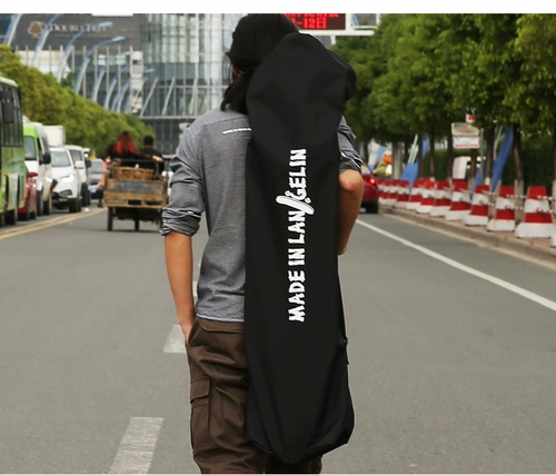 君立 Скейтборд, сумка, рюкзак с двумя изогнутыми концами на четырех колесах, лонгборд, надевается на плечо