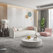 Butterfly Soft-style Extremely Minimalist Modern Light Lavish Living Room Small Family Type Combined Suit Tech Cloth Free of cloth Cloth Sofa