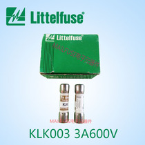 KLK 3 original American Littelfuse 10*38 fast fuse fuse 3A600V