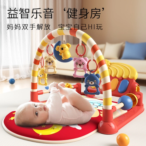Пианино, игрушка для спортзала для новорожденных, 1 лет, раннее развитие, 3 мес.