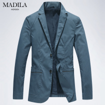 Mattila spring new thin casual suit mens jacket cotton Korean slim youth small suit jacket men