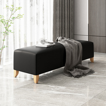 Shoe stool home cloakroom fabric clothing store long bench rectangular shoe shop rest bed tail stool bench sofa