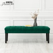 Shoe stool European style simple fabric door wearing shoes stool sofa stool clothing store test shoe stool long bar stool