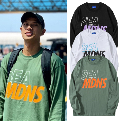 Yu Wenle Nehitch a long sleeve T-shirt necropolis for men and women in pure cotton trendy round collar easy to hit undershirt spring and autumn