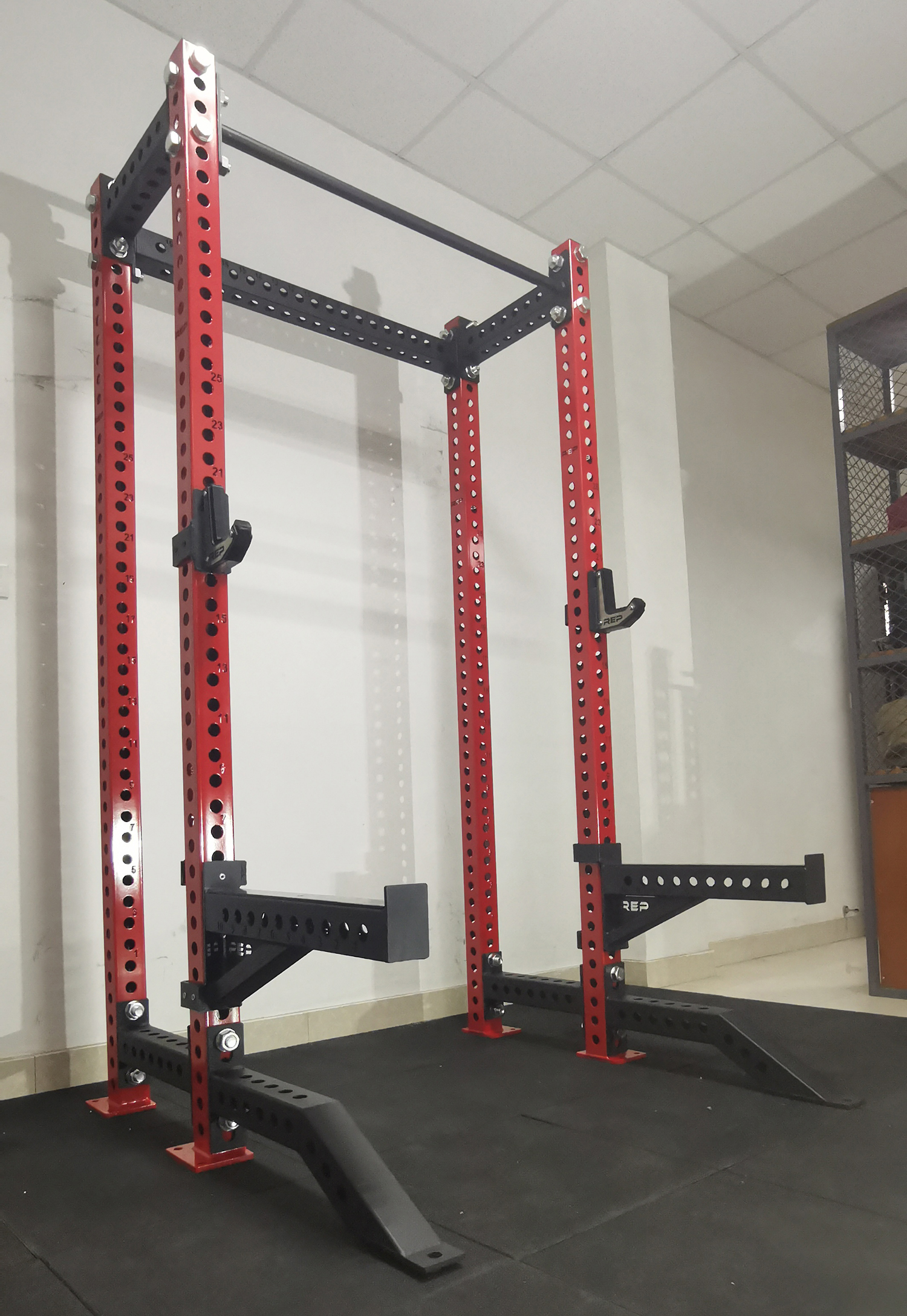 REP FIT V1 V2 Commercial Combination Squat Frame Open Squat Frame (Red)