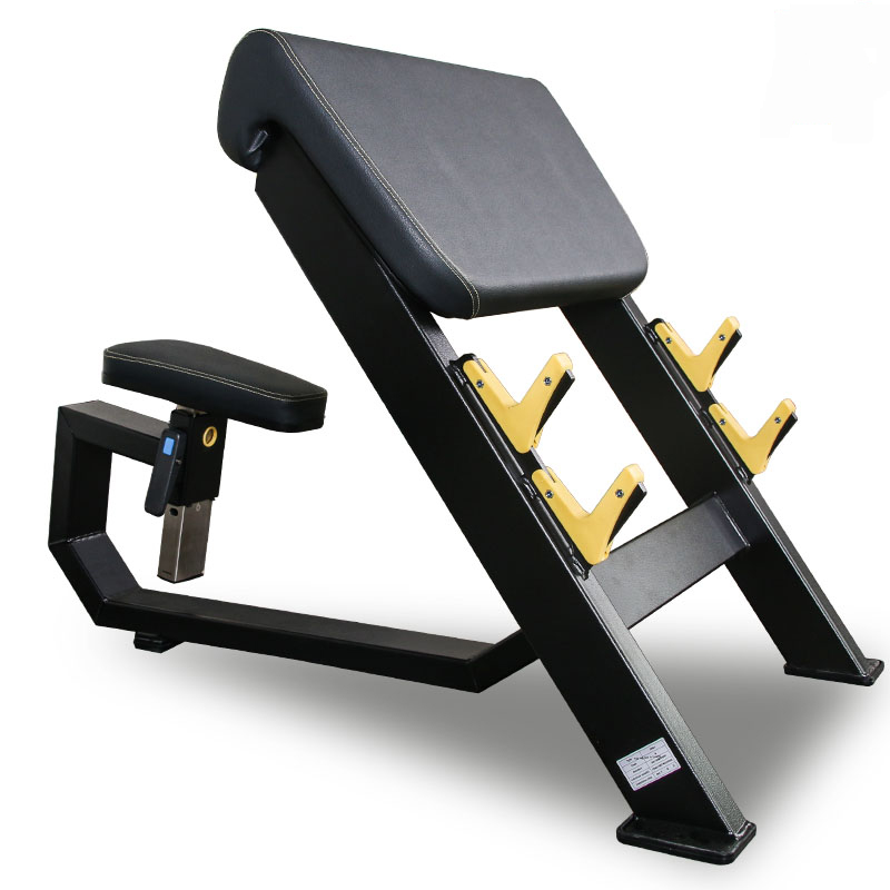 Gym commercial pastoral chair pastoral bench biceps training bench biceps frame triceps trainer