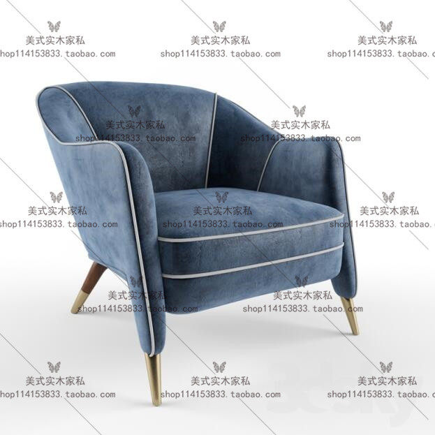 Nordic simple single-person sofa chair casual tiger chair fashion designer creative living room fabric chair negotiated chair