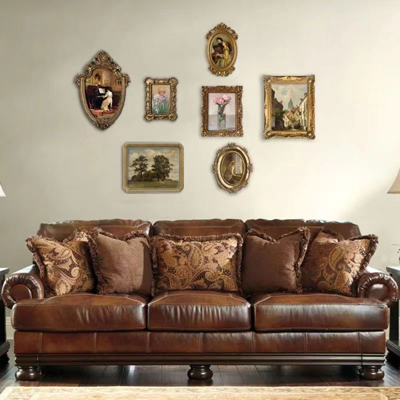 European-Style Retro Creative Wall-Mounted Photo Frame Ornaments for Home and Office, Baroque Irregular-Shaped Trendy Decorative Paintings