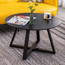 Nordic modern simple mini round small coffee table small round table square table simple living room solid wood coffee table small square table