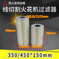 Spark machine filter wire cutting accessories Spark Machine iron mesh filter filter screen 150*33*350 450mm