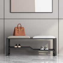 Nordic modern light and luxurious shoe-changing stool Home Thousand Birds Shoes Cabinet minimalist ultra narrow wearing a shoe stool to be able to sit on a strip stool