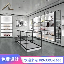 Custom shoe store shoe rack display rack Product bag rack Shop window display rack Floor-to-ceiling Nakajima display cabinet