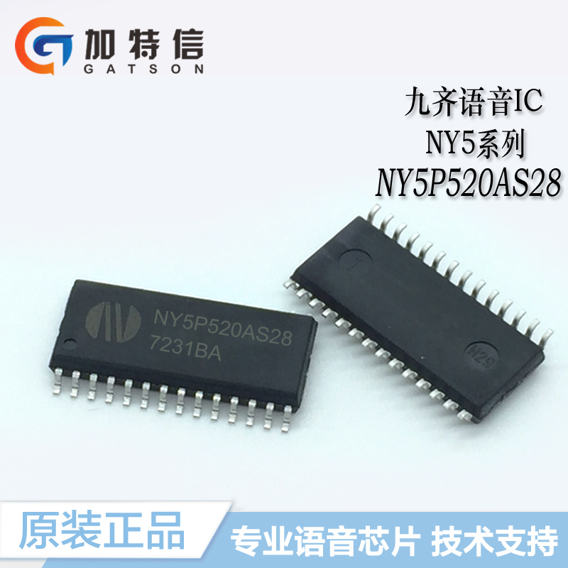 The new original Nyquest Nine-Qi Voice IC OTP full range NY5P520AS28 package SOP28
