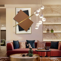 Dafen Oil Painting Village Light Luxury Solid Geometry Modern Simple Villa Sales Department Model Room Hotel Solid Decorative Painting